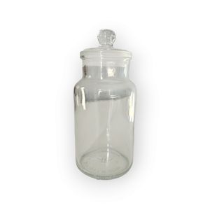 Antique Ravenhead Glass Apothecary Jar
